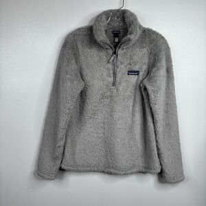 Patagonia Pullover Women’s Small Los Gatos Fleece Gray‎ Quarter Zip Sweater